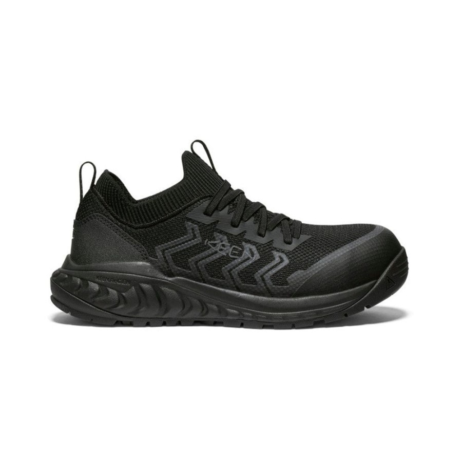 KEEN Work Boots & Shoes | Women'S Arvada Shift Work Sneaker (Carbon-Fiber Toe) | Black/Magnet