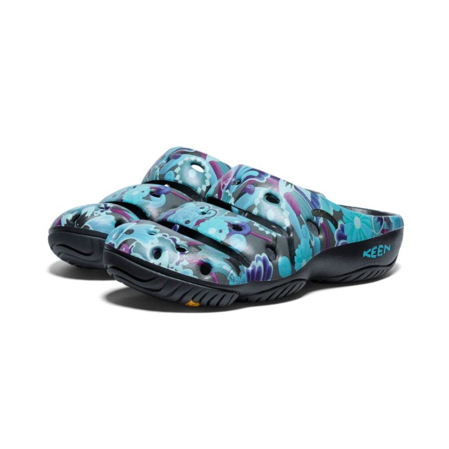 KEEN Slip-Ons | Men'S Yogui Arts Clog X Gravityfree | Flowers