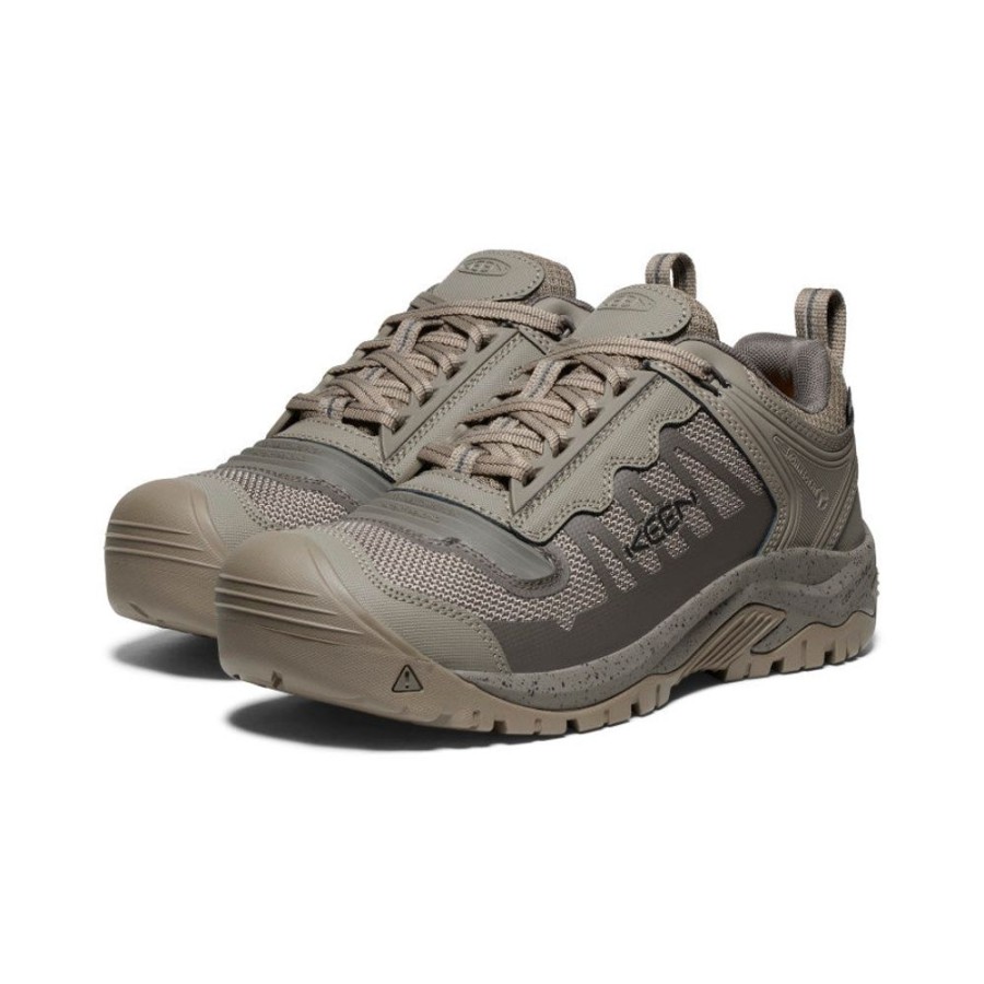 KEEN Work Boots & Shoes | Men'S Reno Kbf Waterproof (Soft Toe) | Brindle/Morel