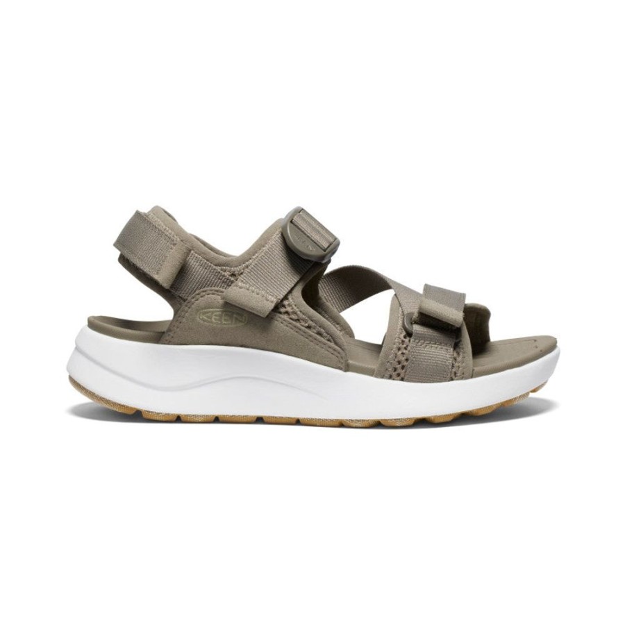 KEEN Sandals | Women'S Elle Sport Backstrap Sandal | Brindle/Star White