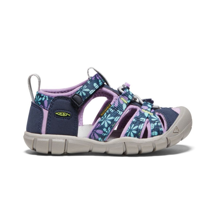 KEEN Sandals | Little Kids' Seacamp Ii Cnx | Black Iris/African Violet