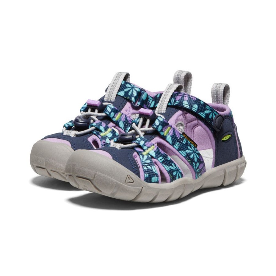 KEEN Sandals | Little Kids' Seacamp Ii Cnx | Black Iris/African Violet