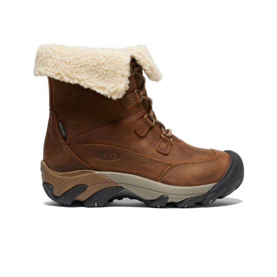 KEEN Boots | Women'S Betty Waterproof Short Boot | Brown/Shitake