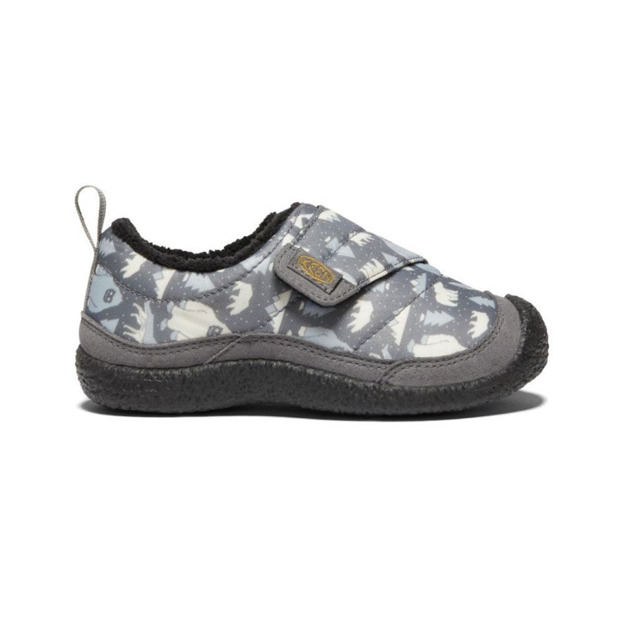 KEEN Slip-Ons | Little Kids' Howser Wrap | Steel Grey/Star White