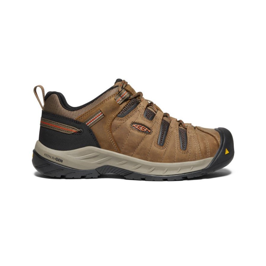 KEEN Work Boots & Shoes | Men'S Flint Ii (Steel Toe) | Shitake/Rust