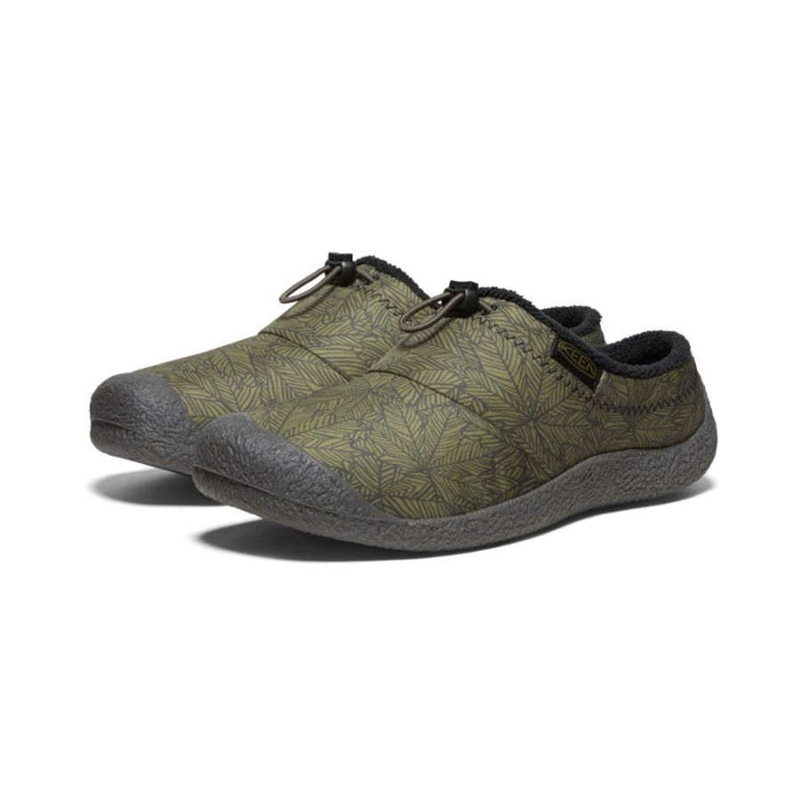 KEEN Slip-Ons | Men'S Howser Iii Slide | Olive Drab Leaf