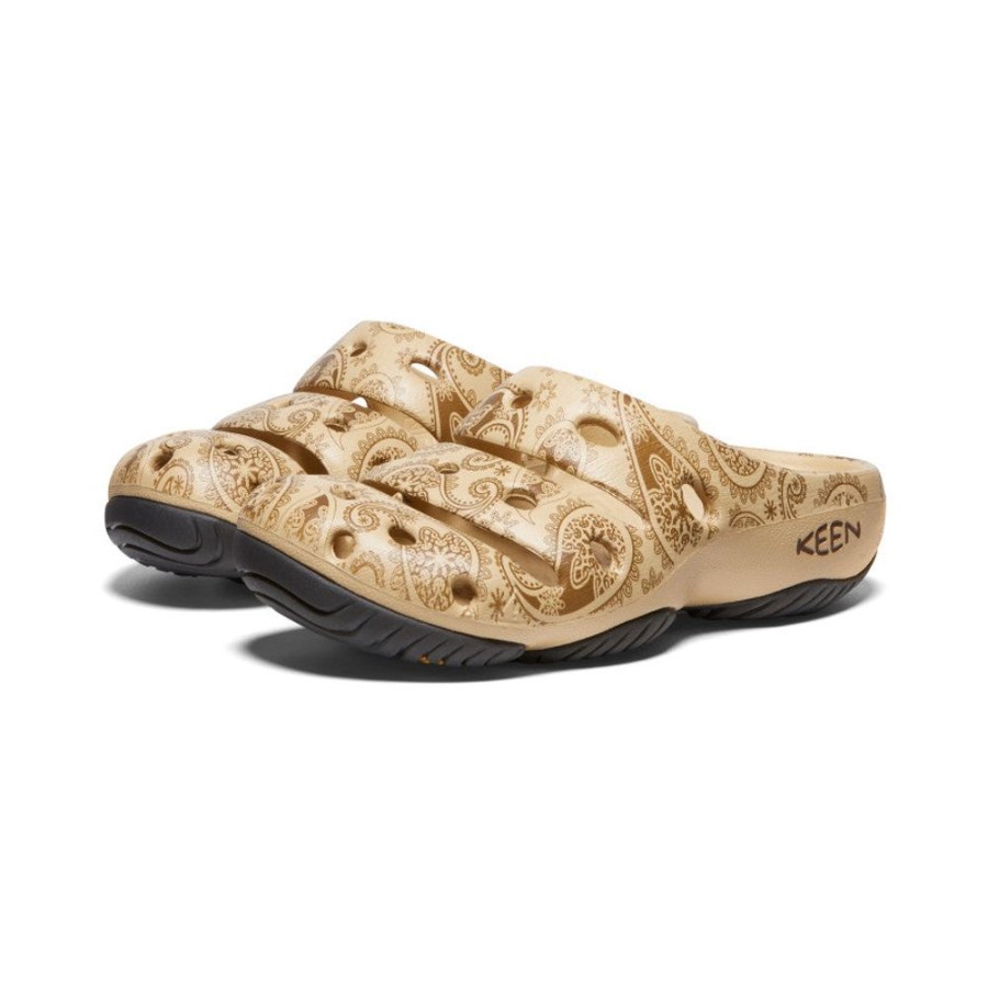 KEEN Slip-Ons | Women'S Yogui Arts Clog X Thc | Caffe Latte Paisley