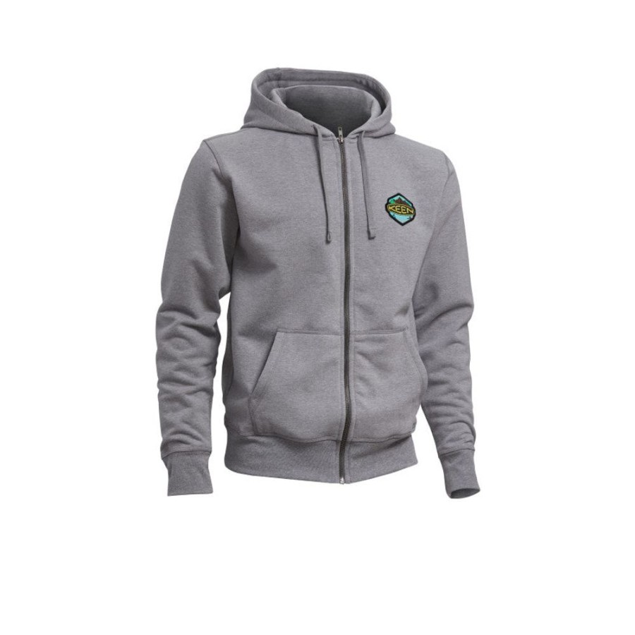 KEEN Accessories | Men'S Badge Hoodie | Medium Gray Heather