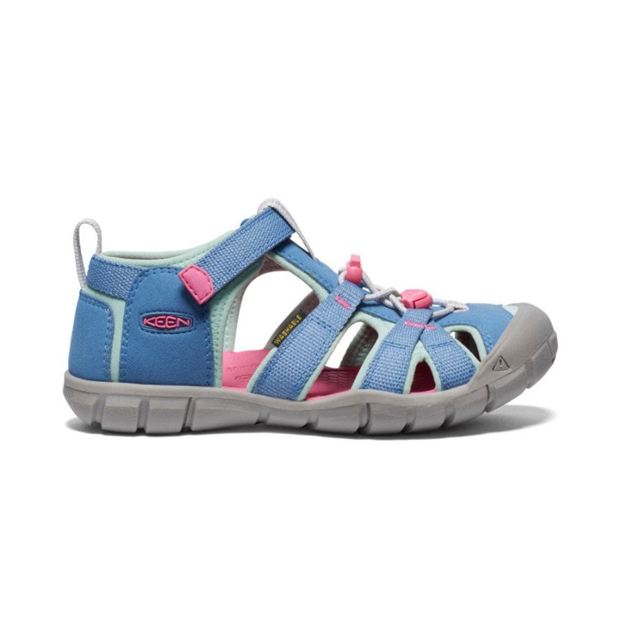 KEEN Sandals | Big Kids' Seacamp Ii Cnx | Coronet Blue/Hot Pink