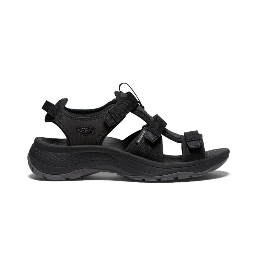 KEEN Sandals | Women'S Astoria West Open-Toe | Black/Black