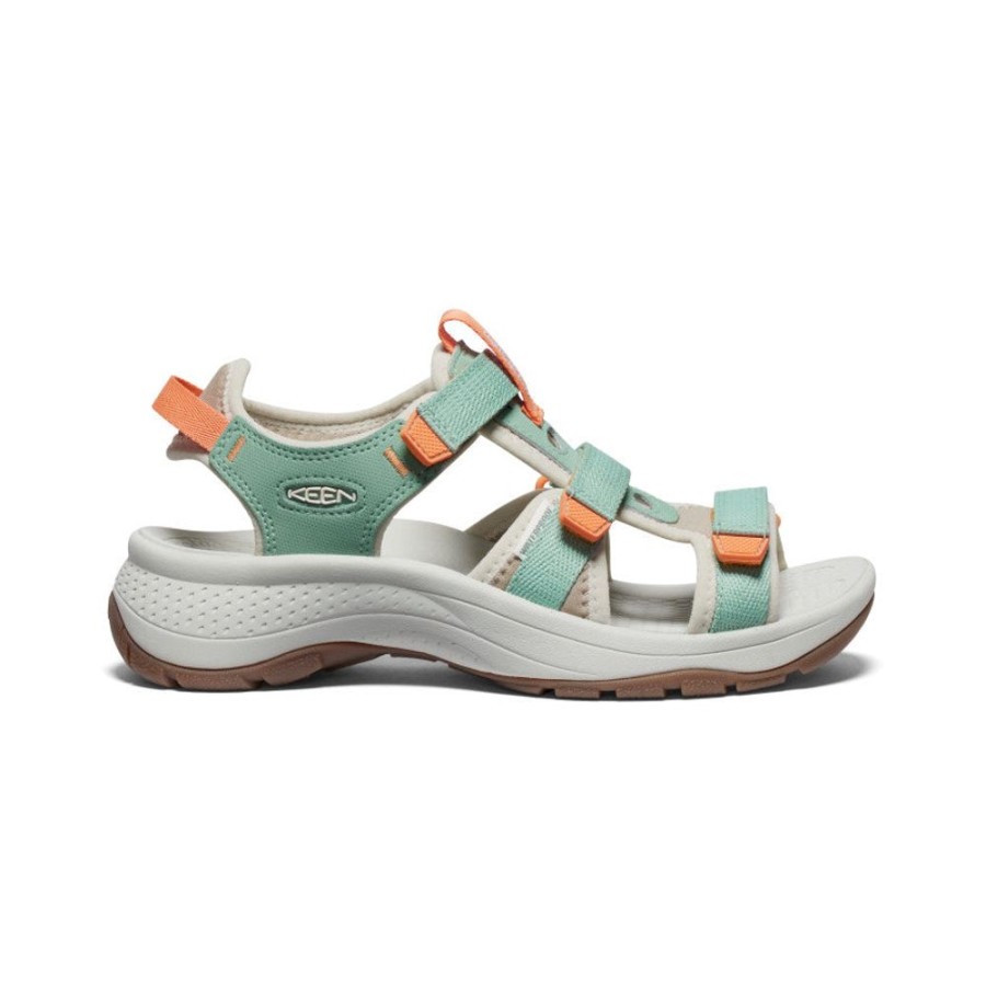 KEEN Sandals | Women'S Astoria West Open-Toe | Granite Green/Tangerine