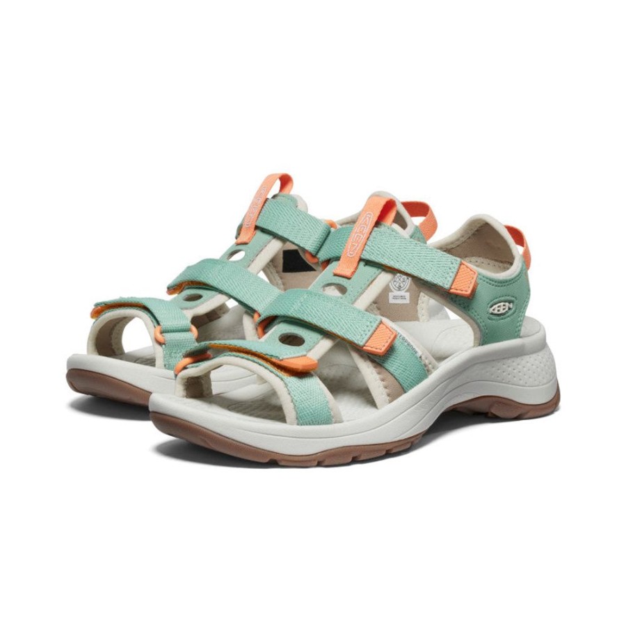 KEEN Sandals | Women'S Astoria West Open-Toe | Granite Green/Tangerine