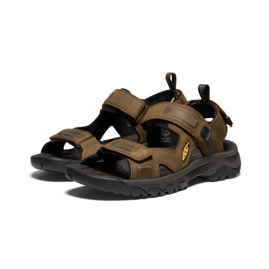 KEEN Sandals | Men'S Targhee Iii Open Toe Sandal | Bison/Mulch