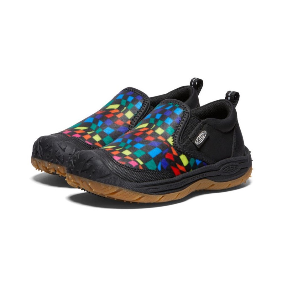 KEEN Slip-Ons | Little Kids' Speed Hound Slip-On | Black/Multi