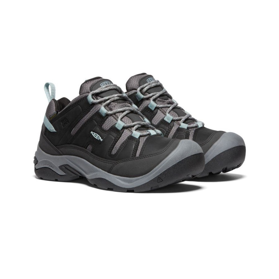 KEEN Shoes | Women'S Circadia Waterproof Shoe | Black/Cloud Blue