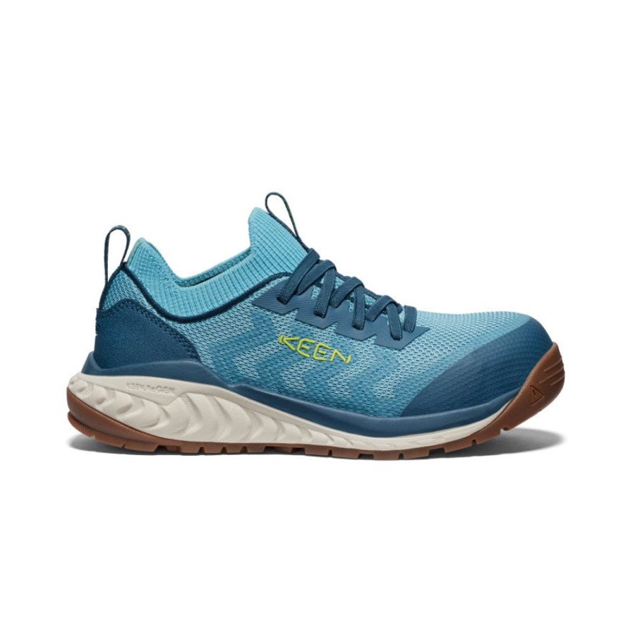 KEEN Work Boots & Shoes | Women'S Arvada Shift Work Sneaker (Carbon-Fiber Toe) | Reef Waters/Legion Blue