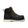 KEEN Work Boots & Shoes | Men'S Cincinnati 6" Waterproof 90° Heel Boot (Carbon-Fiber Toe) | Black/Sandshell