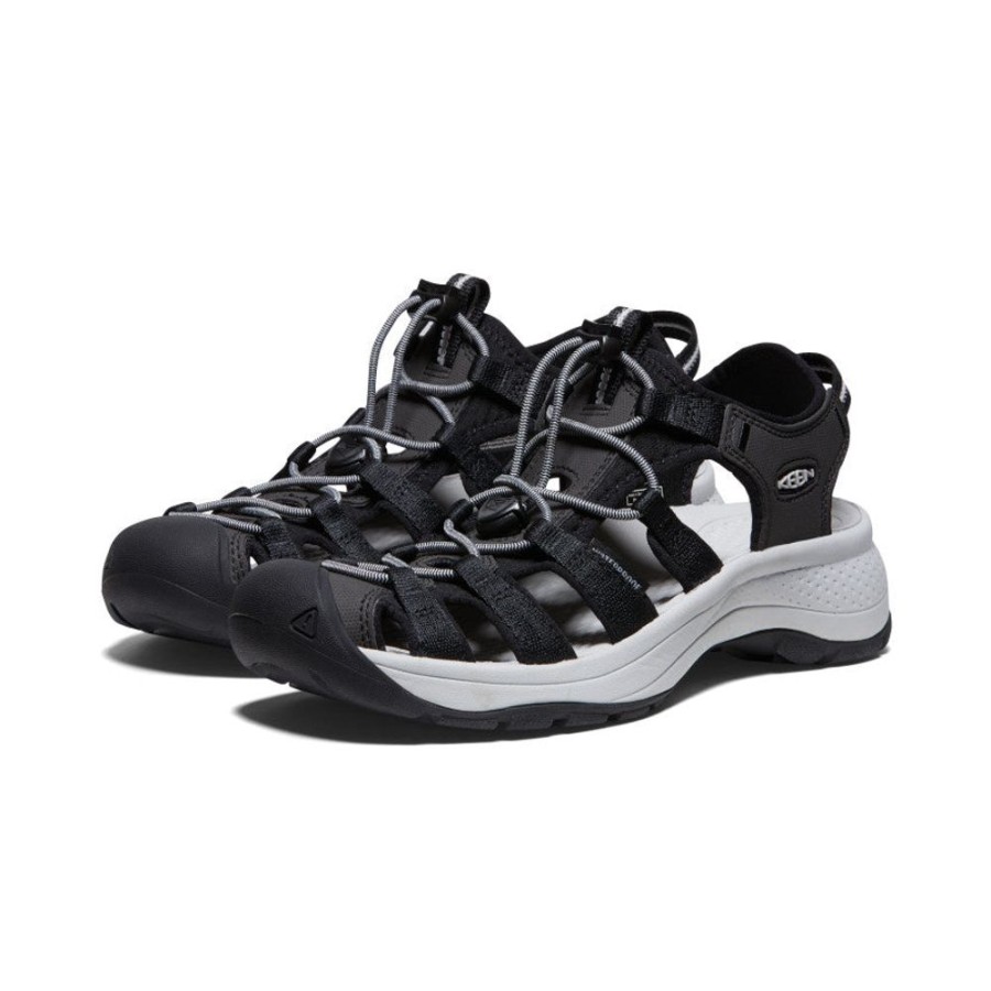 KEEN Sandals | Women'S Astoria West Sandal | Black/Grey