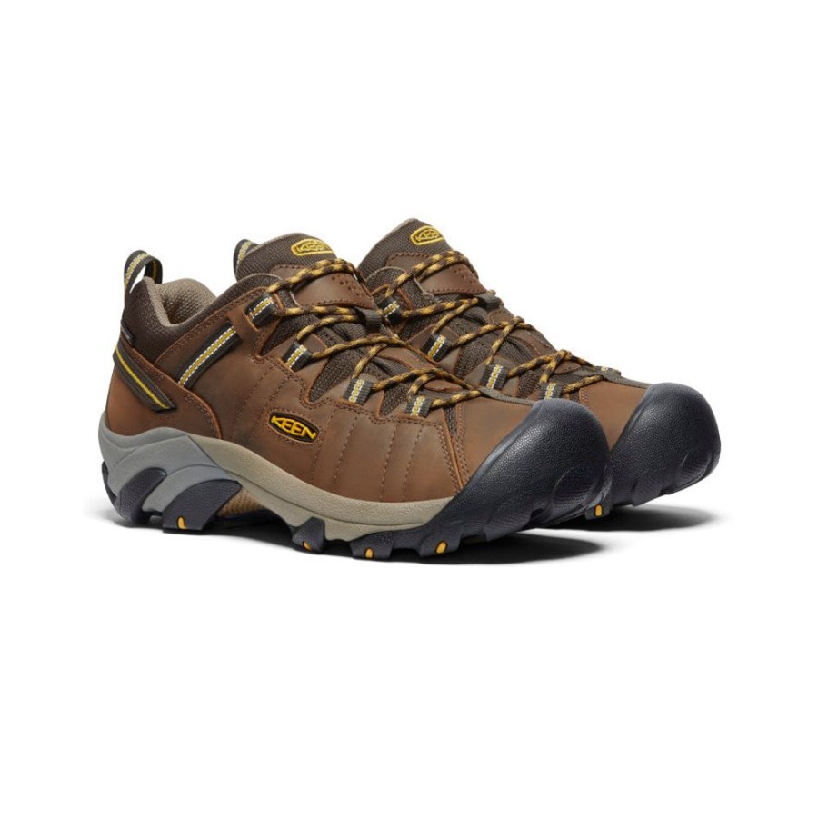 KEEN Shoes | Men'S Targhee Ii Waterproof | Cascade Brown/Golden Yellow