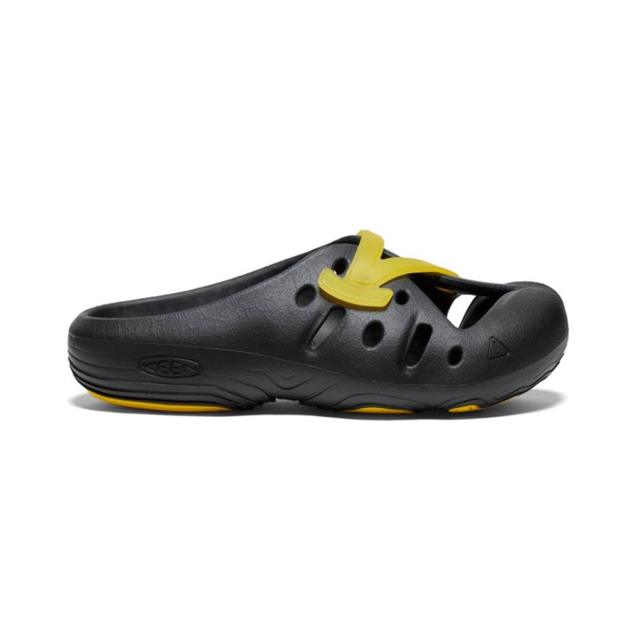 KEEN Slip-Ons | Yogeez Clog | Black/Keen Yellow