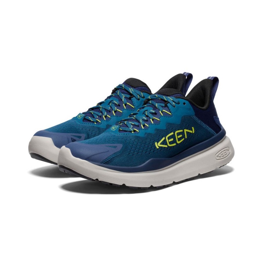 KEEN Shoes | Men'S Wk450 Walking Shoe | Legion Blue/Evening Primrose