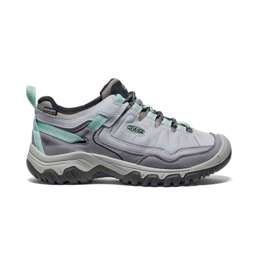 KEEN Shoes | Women'S Targhee Iv Waterproof Hiking Shoe | Alloy/Granite Green