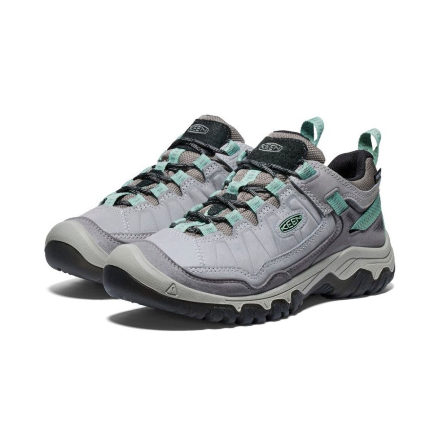 KEEN Shoes | Women'S Targhee Iv Waterproof Hiking Shoe | Alloy/Granite Green