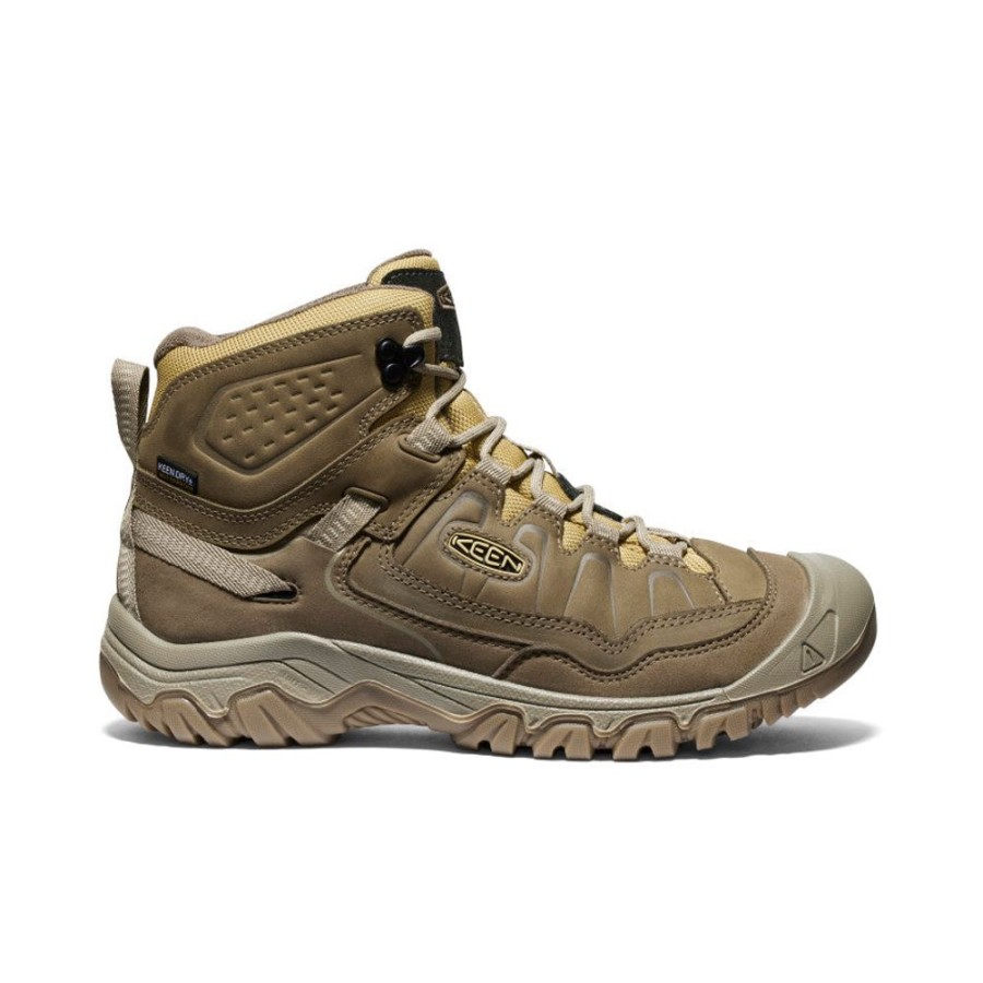 KEEN Boots | Men'S Targhee Iv Waterproof Hiking Boot | Canteen/Khaki