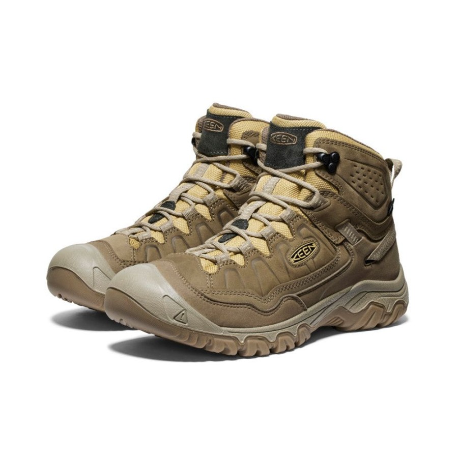 KEEN Boots | Men'S Targhee Iv Waterproof Hiking Boot | Canteen/Khaki