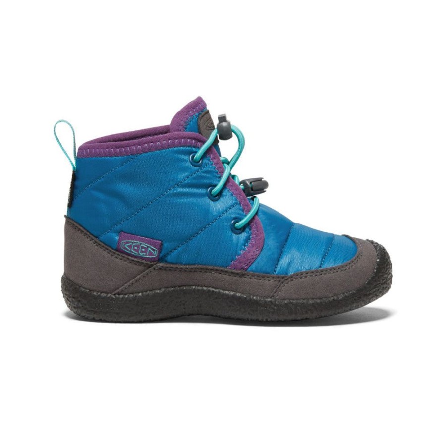 KEEN Boots | Little Kids' Howser Ii Waterproof Chukka | Mykonos Blue/Atlantis