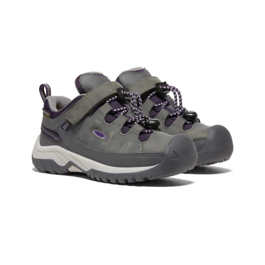 KEEN Shoes | Little Kids' Targhee Waterproof Shoe | Magnet/Tillandsia Purple