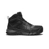 KEEN Work Boots & Shoes | Men'S Kansas City Mid (Carbon-Fiber Toe) | Black/Gun Metal