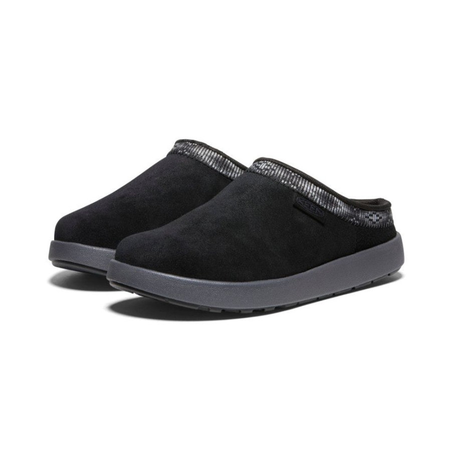 KEEN Slip-Ons | Women'S Elle Suede Mule | Black/Magnet