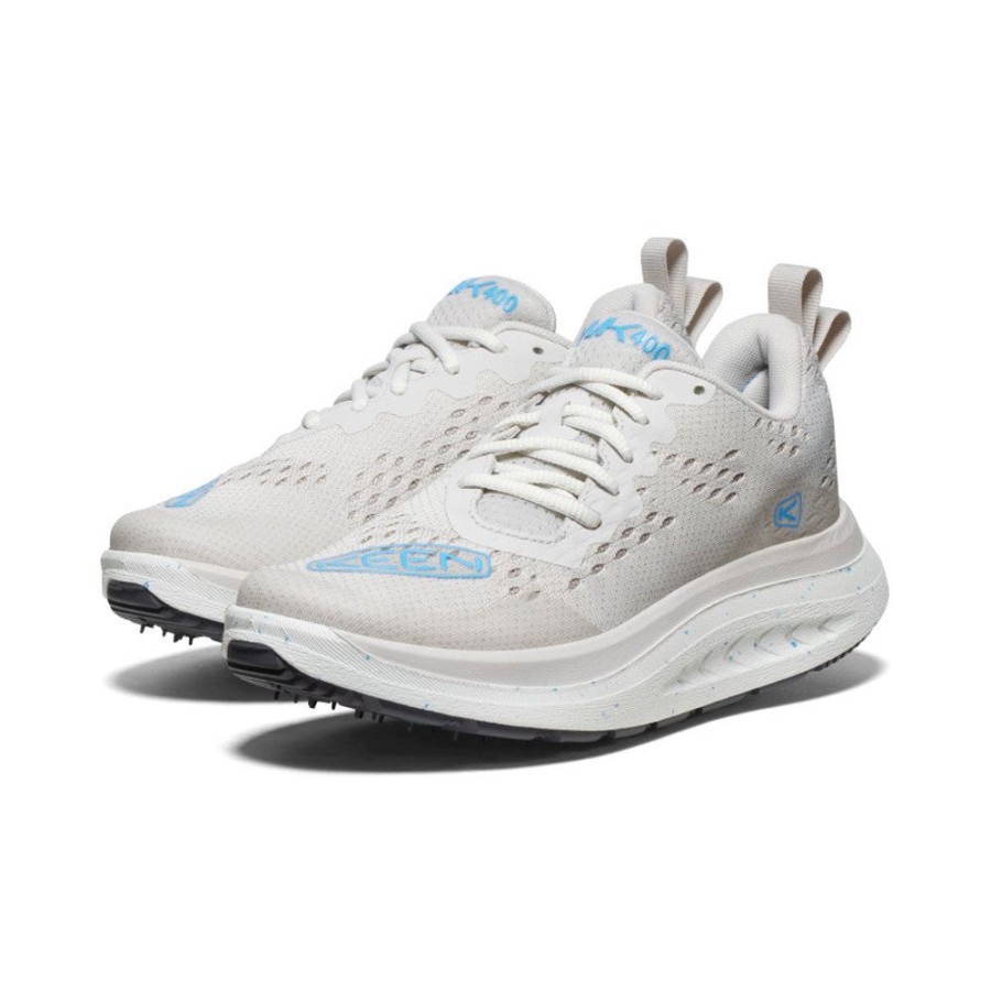 KEEN Shoes | Women'S Wk400 Walking Shoe | Vapor/Azure Blue