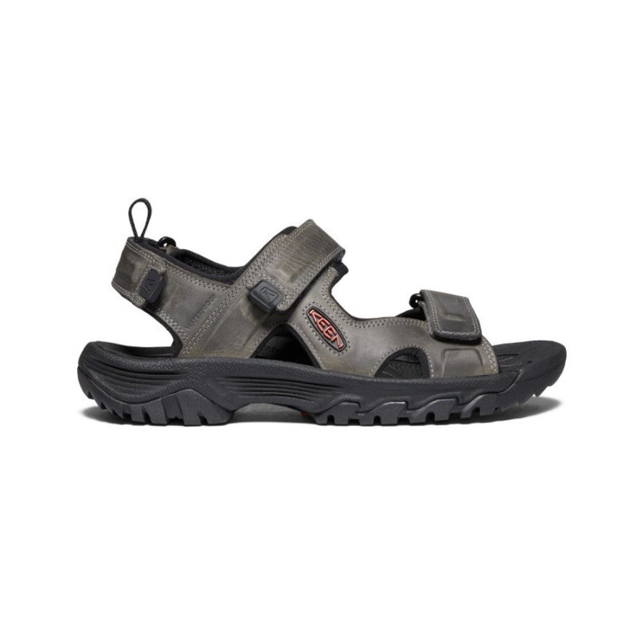 KEEN Sandals | Men'S Targhee Iii Open Toe Sandal | Grey/Black