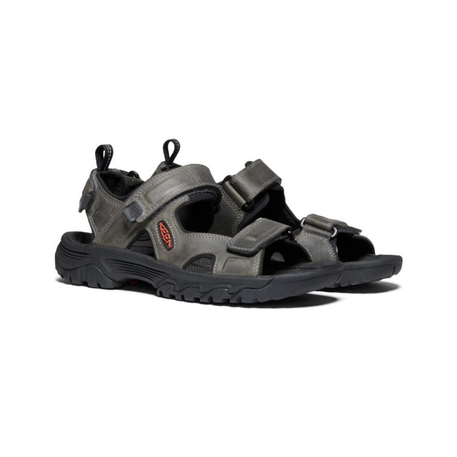 KEEN Sandals | Men'S Targhee Iii Open Toe Sandal | Grey/Black