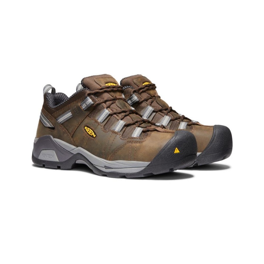 KEEN Work Boots & Shoes | Men'S Detroit Xt Esd (Steel Toe) | Cascade Brown/Gargoyle