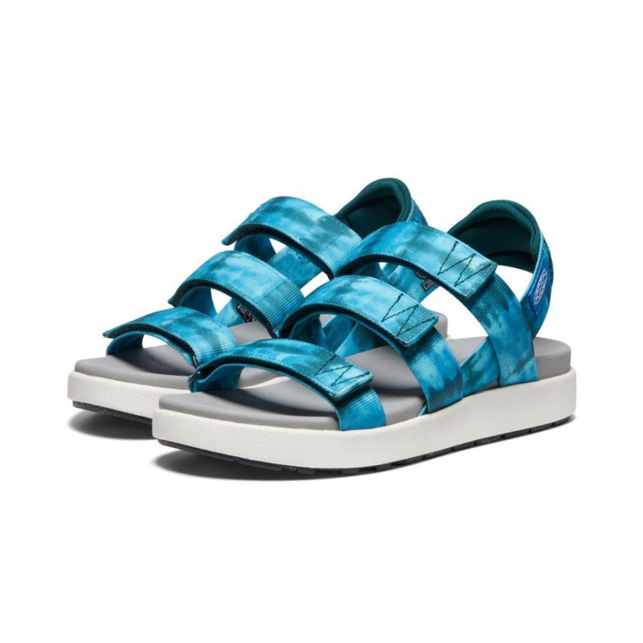 KEEN Sandals | Women'S Elle Strappy | Seamoss Tie Dye/Star White