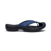 KEEN Slip-Ons | Men'S Waimea Leather Flip-Flop | Naval Academy/Black