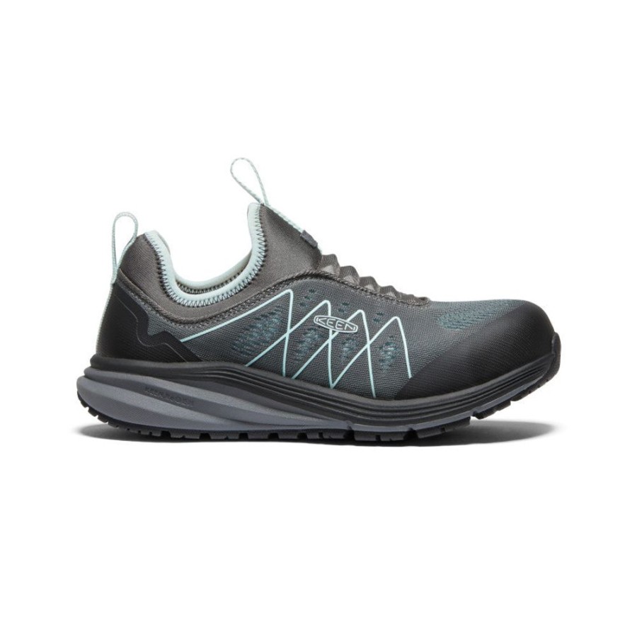 KEEN Work Boots & Shoes | Women'S Vista Energy Shift (Carbon-Fiber Toe) | Steel Grey/Blue Glass