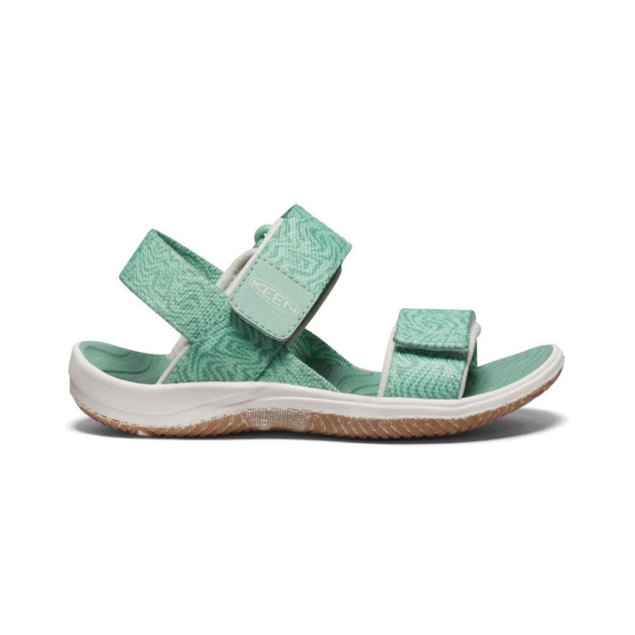 KEEN Sandals | Little Kids' Elle Backstrap | Lichen/Star White