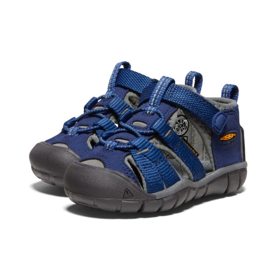 KEEN Sandals | Toddlers' Seacamp Ii Cnx | Blue Depths/Gargoyle