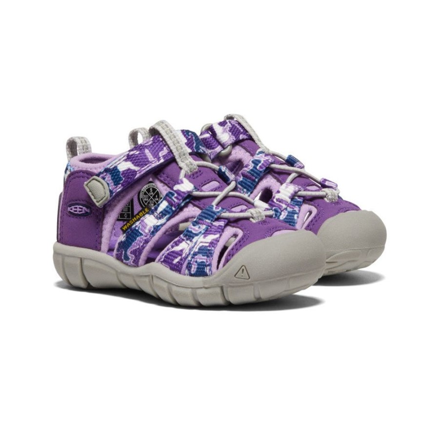 KEEN Sandals | Toddlers' Seacamp Ii Cnx | Camo/Tillandsia Purple