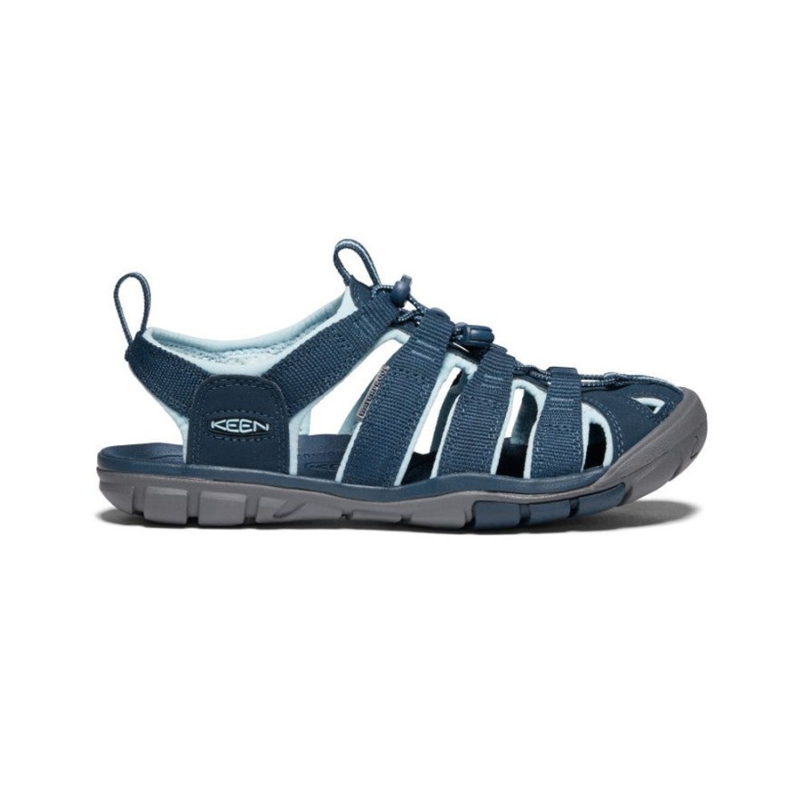 KEEN Sandals | Women'S Clearwater Cnx Sandal | Navy/Blue Glow