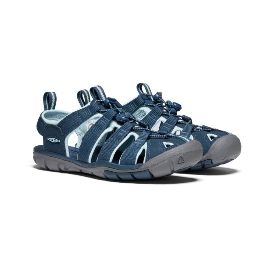 KEEN Sandals | Women'S Clearwater Cnx Sandal | Navy/Blue Glow