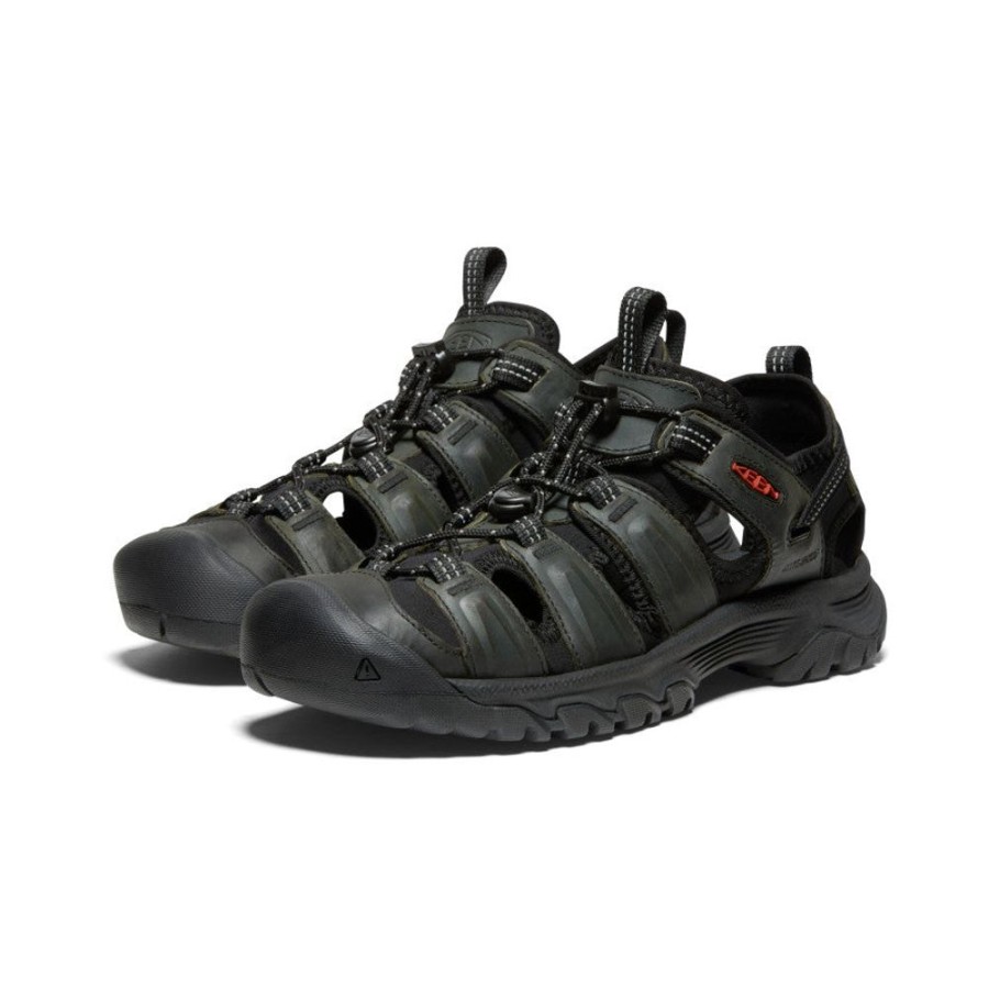 KEEN Sandals | Men'S Targhee Iii Sandal | Grey/Black