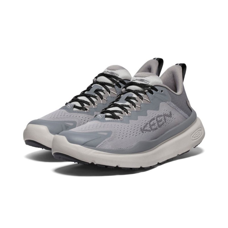 KEEN Shoes | Men'S Wk450 Walking Shoe | Alloy/Steel Grey