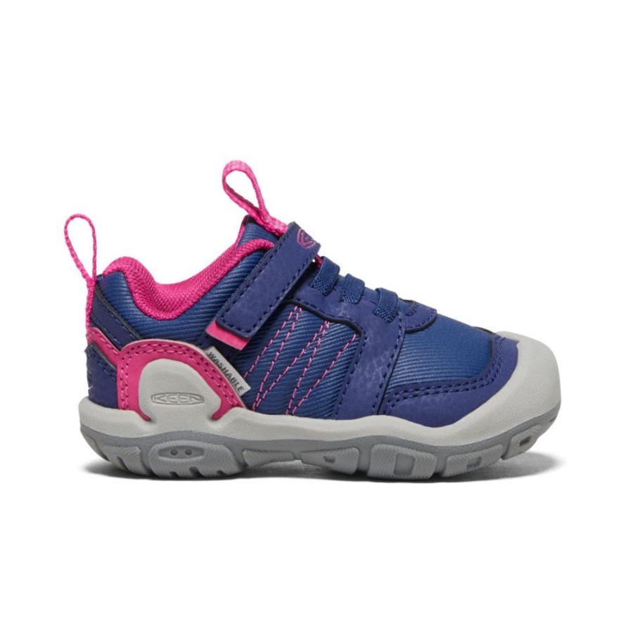 KEEN Shoes | Toddlers' Knotch Peak Sneaker | Blue Depths/Pink Peacock