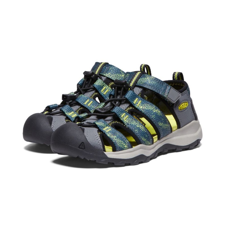 KEEN Sandals | Big Kids' Newport Neo H2 | Sea Moss/Steel Grey