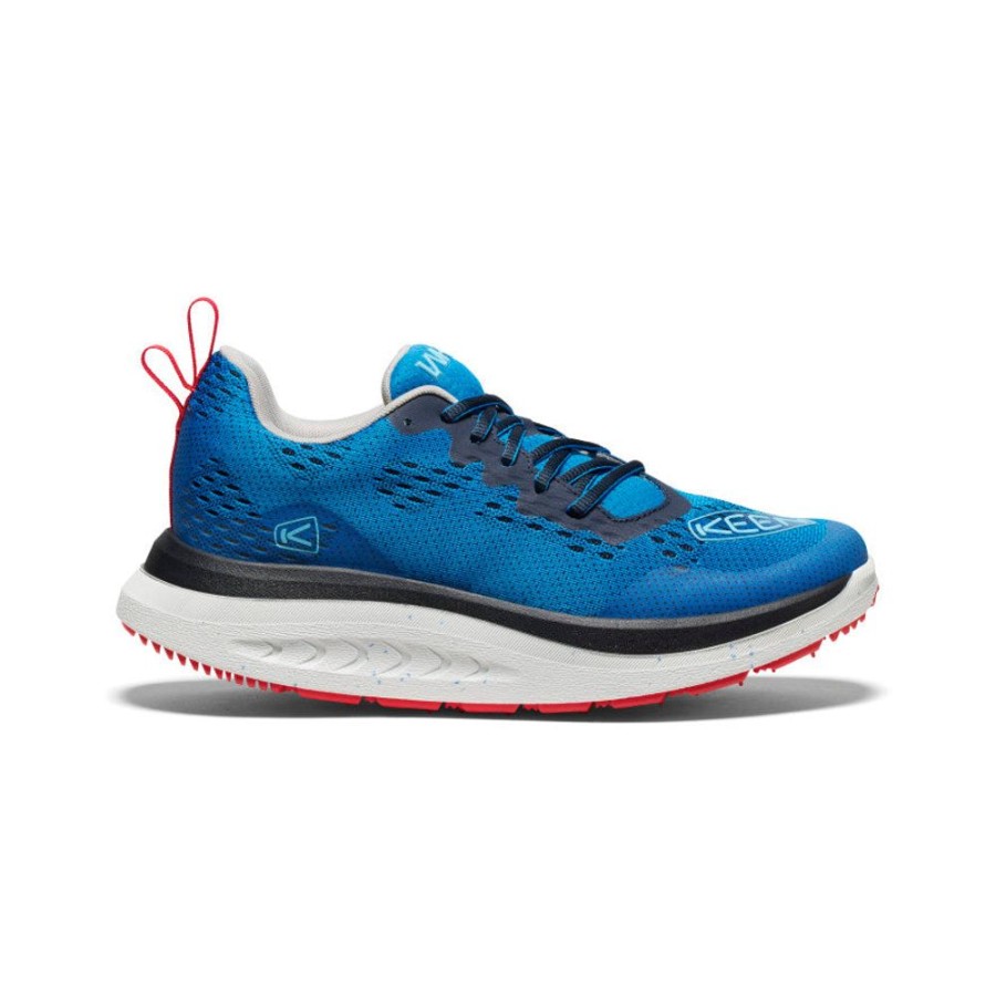 KEEN Shoes | Men'S Wk400 Walking Shoe | Austern/Red Carpet